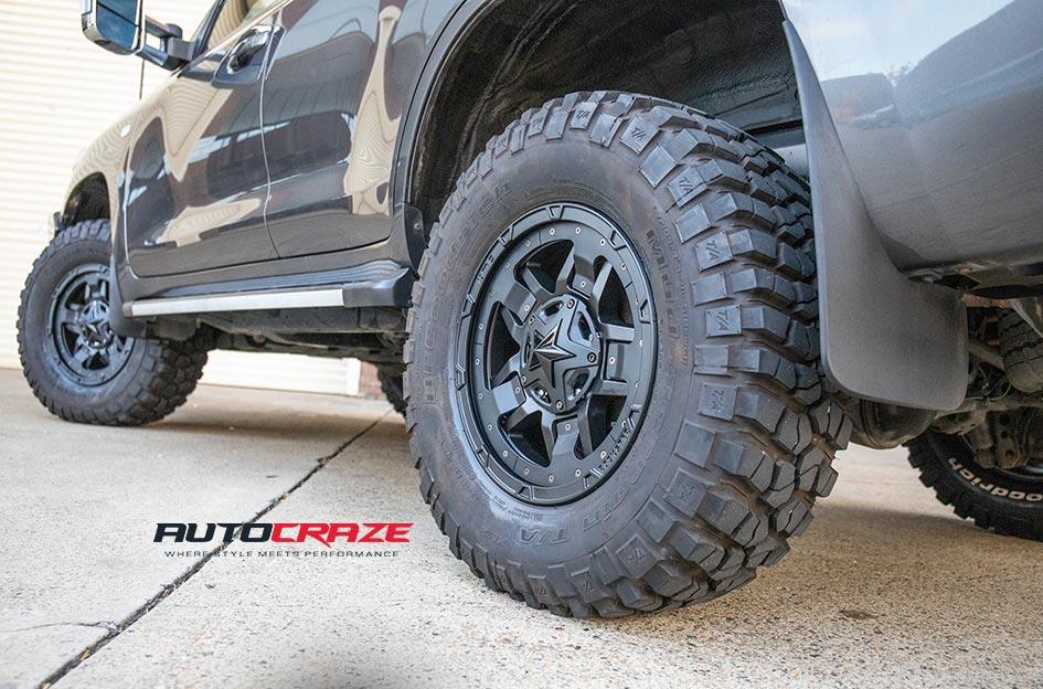 TOYOTA LANDCRUSIER ROCKSTAR XD 3 MATTE BLACK